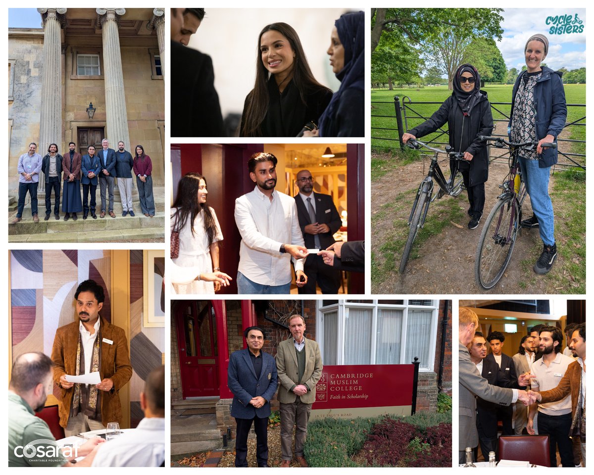 COSARAF's tweet image. One final look back on the year and we're delighted to have engaged many of our partners and scholars with our trustees and the COSARAF family this year. From outings to Cambridge, our Open Iftar with a cycle ride thrown in. We look forward to another event filled year in 2026.