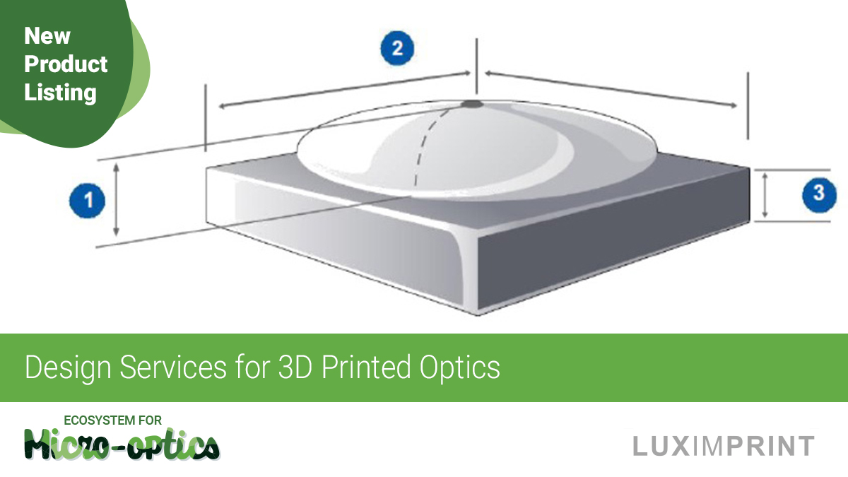 MicroOpticsEU's tweet photo. Check out this listing for tailored design support to translate optical concepts into manufacturable 3D printed optics by @Luximprint: https://t.co/FVP2i1hbHQ 
#phabulous #microoptics #3dprinting #opticaldesign https://t.co/GBSGsZ0vHd