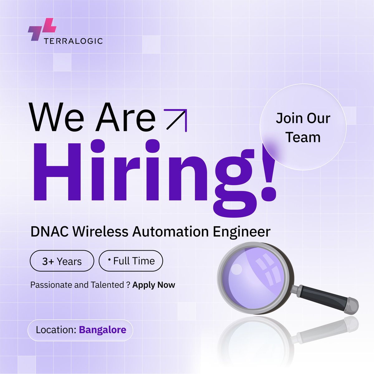 Terralogic_'s tweet image. We’re Hiring!

Python Automation Tester
Experience: 2+ years
Location: Bangalore / Hyderabad / Nellore

DNAC Wireless Automation Engineer
Experience: 3+ years
Location: Bangalore

Apply now - linktr.ee/terralogic

#WeAreHiring #TechJobs #PythonAutomation #Terralogic