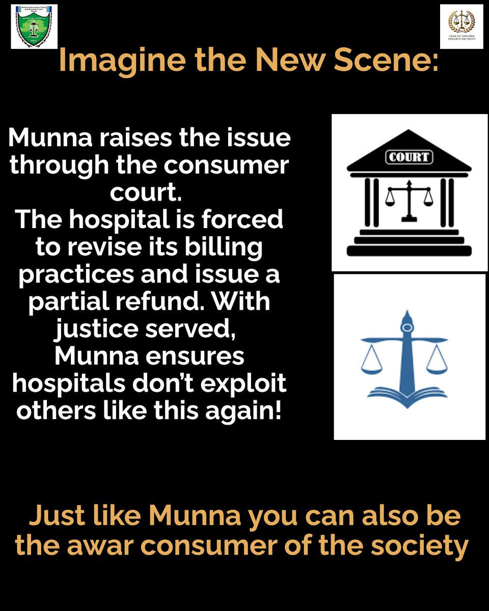 CCRP_NUSRL's tweet photo. When hospitals add hidden charges or inflate medical bills, it is not just unethical but may violate the Consumer Protection Act, 2019. Consumers are entitled to transparent pricing, fair practices, and compensation. Knowing your rights is the first step to protection. https://t.co/rqD0QUzTfp