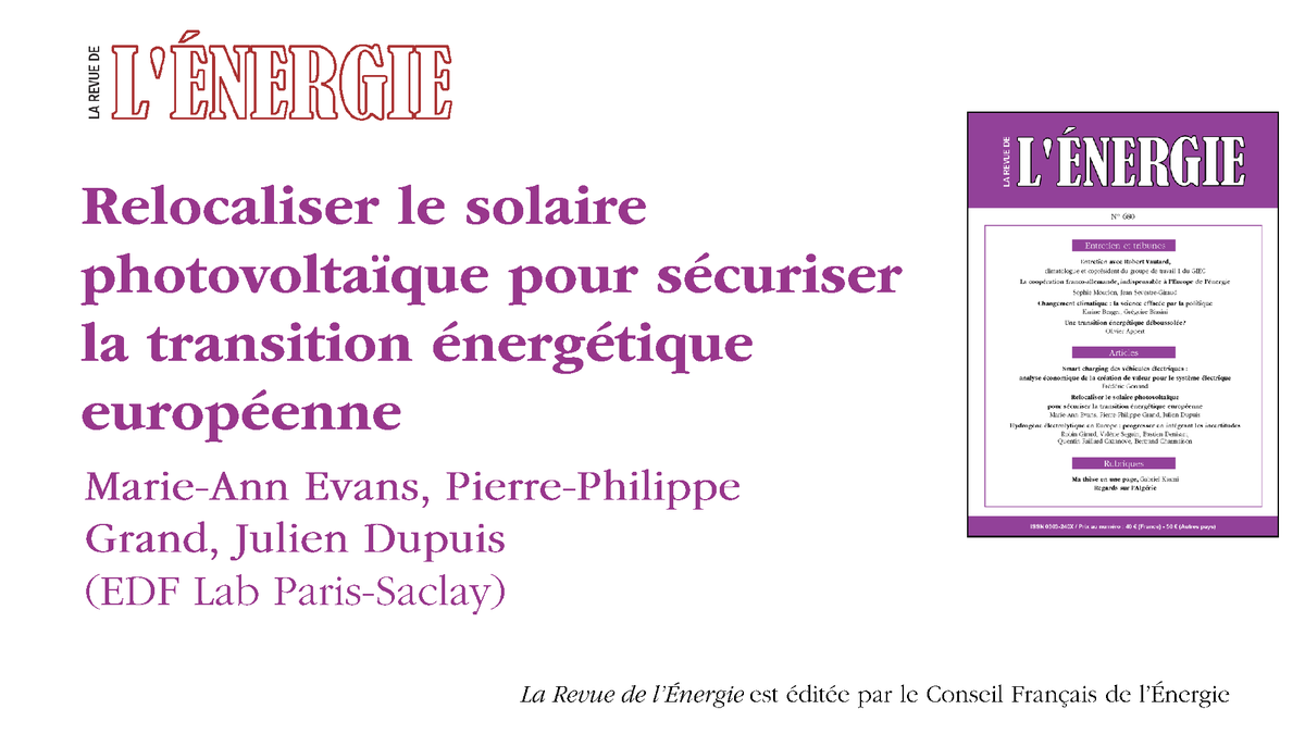 La Revue de l'Énergie tweet media