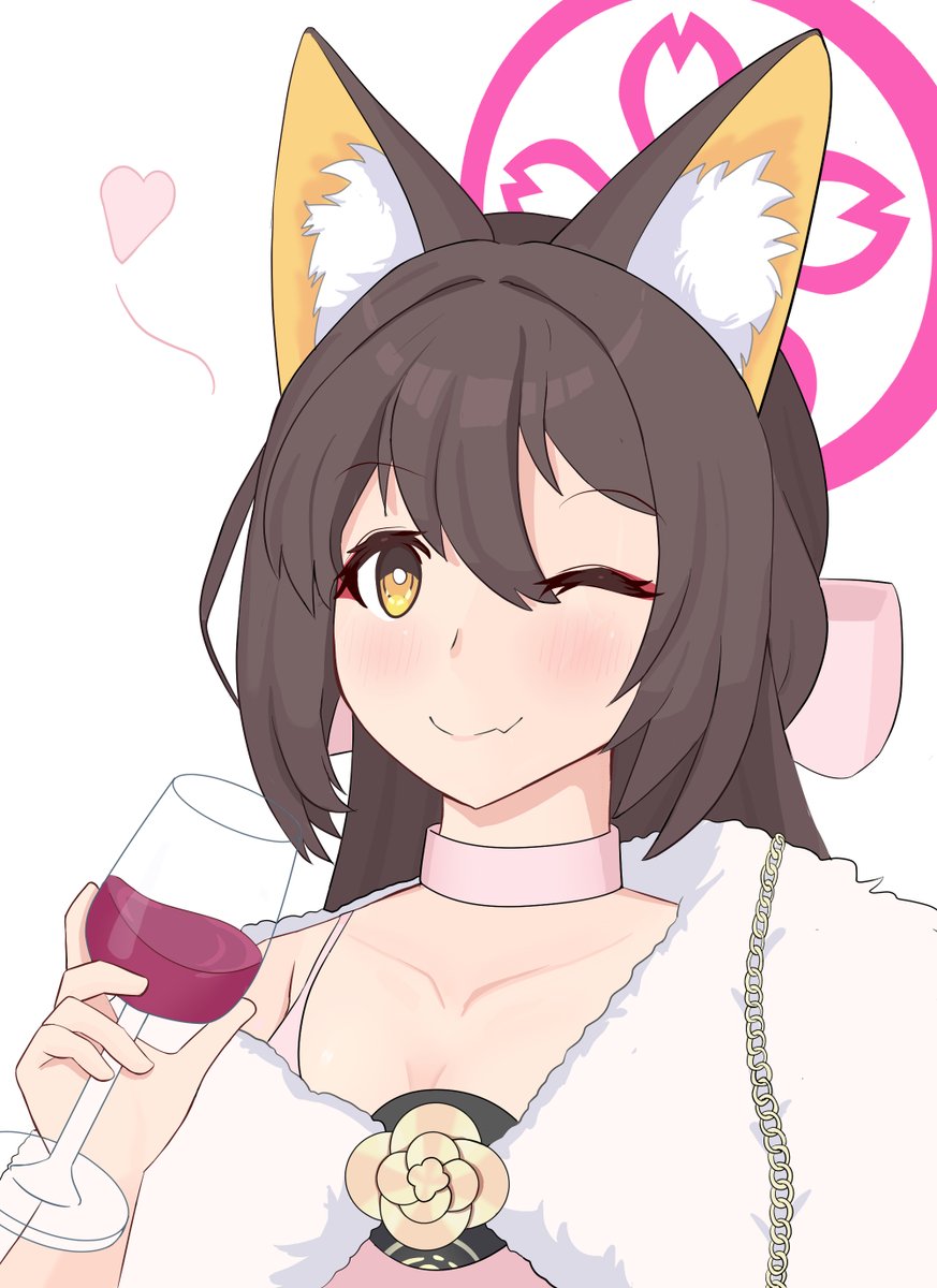 BlueArchive #ブルアカ #久田イズナ Izuna in a dress so gorgeous