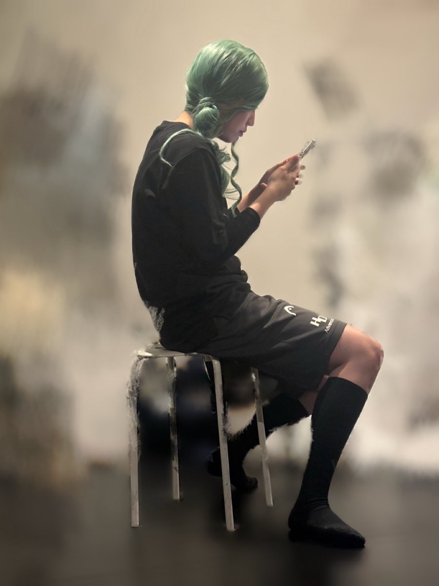 ウィッグと服装の組み合わせが面白すぎて撮っちゃいました📷