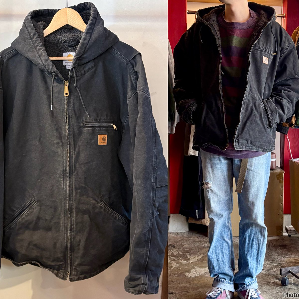 Carhartt シエラジャケット ブラック sizeXL相当 19,990円 ※173cm着用