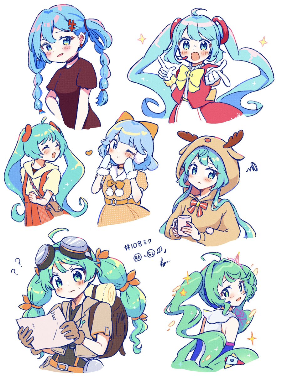 46〜52🎶
#煩悩の数だけ初音ミクを描く