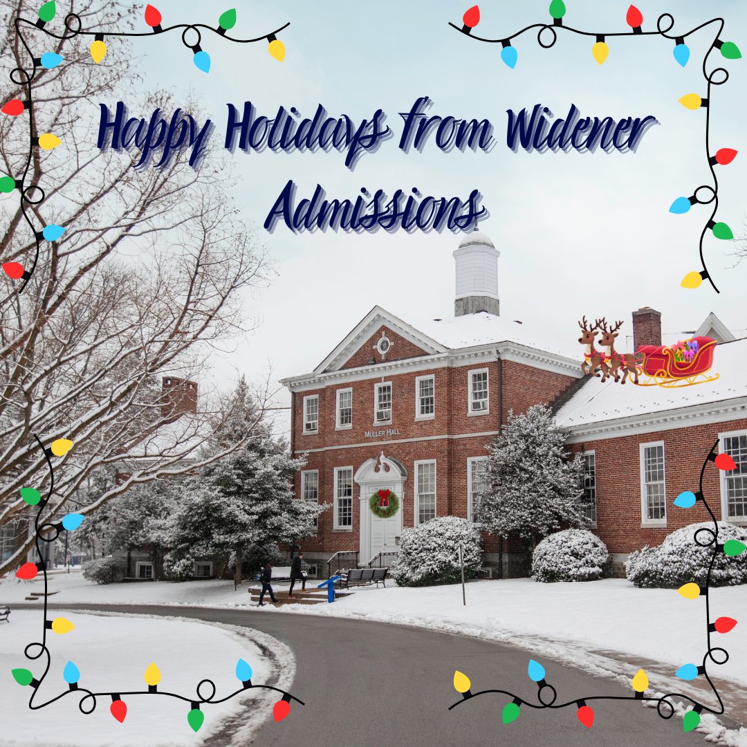 Widener Admissions tweet media