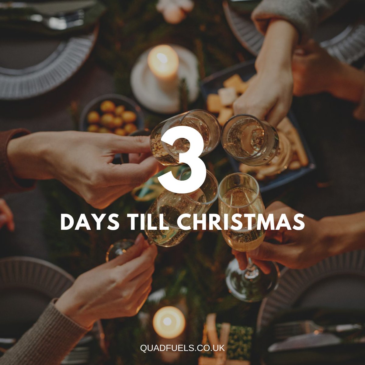 quadfuels's tweet image. Can you believe it? Just 3 days until Christmas 🎄✨

quadfuels.co.uk

#ChristmasCountdown #ChristmasIsComing #NotLongToGo