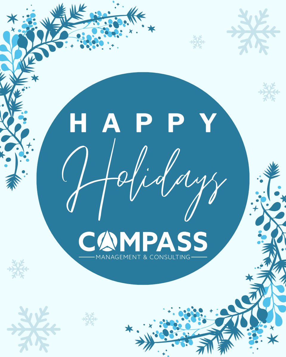 CompassManagem1's tweet photo. From all of us at CMC, we wish you and your loved ones a wonderful holiday season!❄️

We hope the last few days of 2025 bring joy, rest, and moments to recharge as you head into the new year.💫 #CMCFamily https://t.co/GNxeYpnGyl