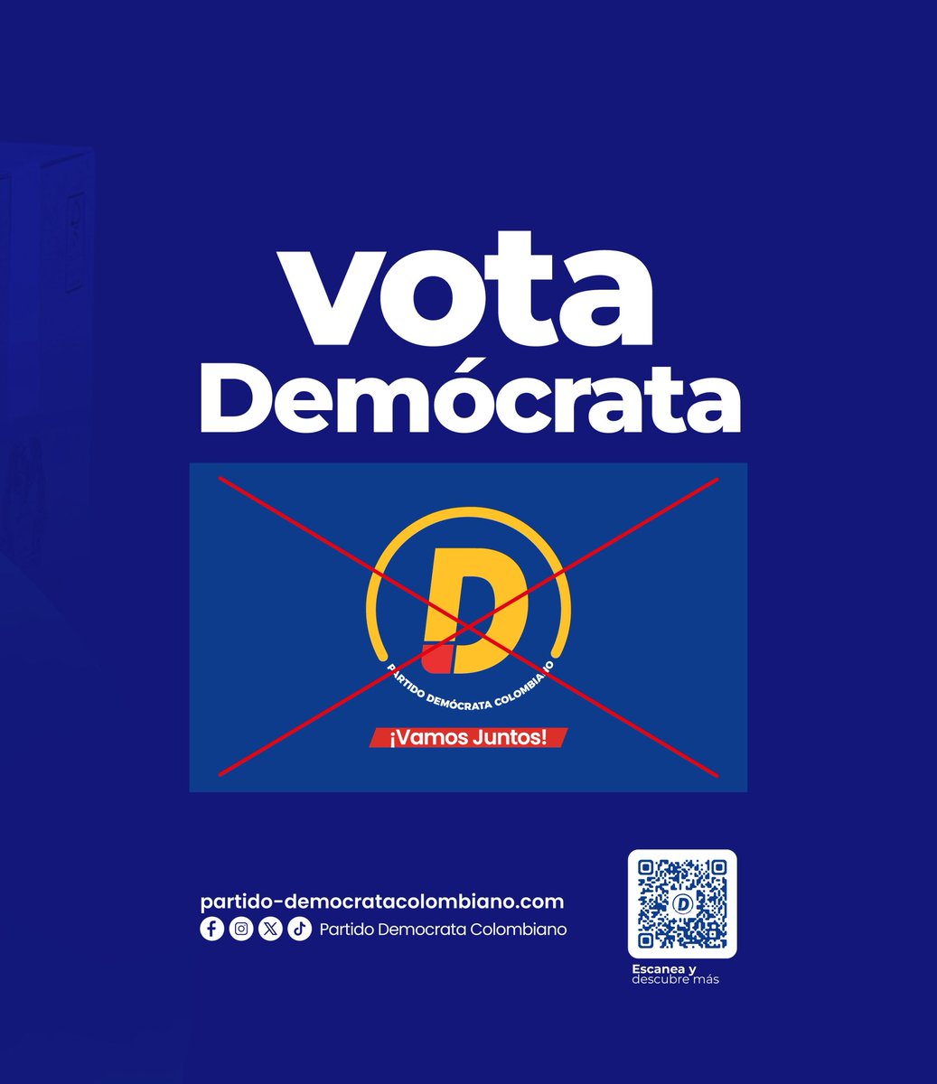 Participar va más allá de votar: es decidir, cuidar lo construido y organizarnos como partido y país.
Rumbo al 2026, estamos listos y convencidos de que una democracia fuerte nace de una ciudadanía informada y activa.
Cuando participas, Colombia avanza. 🇨🇴

#VotaDemocrata 🟦🟨