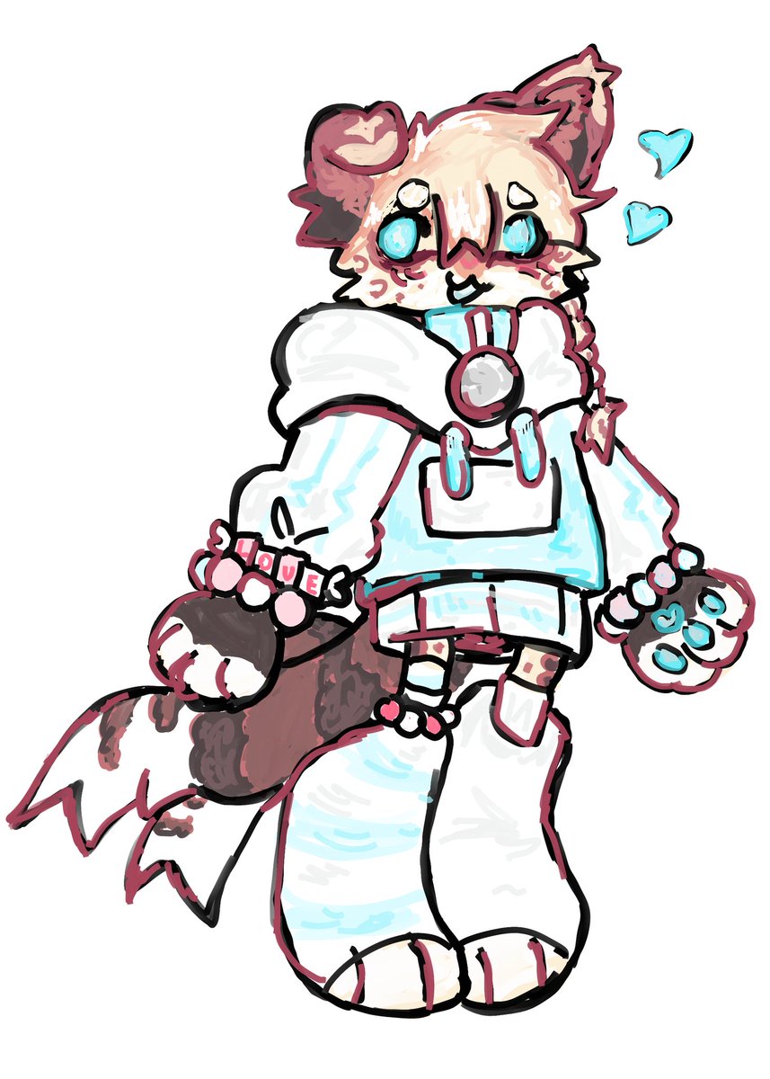 sunshotpup's tweet photo. Stupid and in love 🩵
#furryart https://t.co/QOzkabaJco