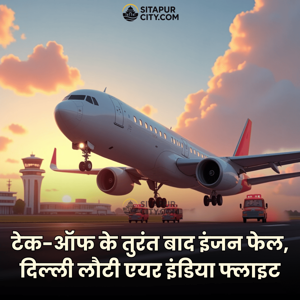 Hindi News: टेक-ऑफ के तुरंत बाद इंजन फेल, दिल्ली लौटी एयर इंडिया फ्लाइट ✈️ 
दिल्ली एयरपोर्ट पर सुबह अलर्ट माहौल… दिल्ली-मुंबई फ्लाइट AI887 टेक-ऑफ के कुछ मिनट बाद वापस लौटी

🔗 पूरी खबर यहाँ पढ़ें:
👉 sitapurcity.com/air-india-emer…

#AirIndia #BreakingNews #Aviation #DelhiAirport