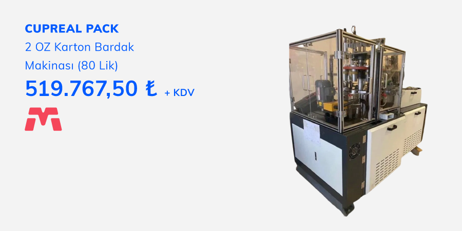 Machingocom's tweet image. Cupreal Pack 2 oz Karton Bardak Makinası, kompakt yapısı ve verimli üretim kapasitesiyle gıda ve ambalaj sektöründe güvenilir çözümler sunar.

Ürünü incelemek için: machinetotal.com/mc/cupreal-pac…

#MachineTotal #KartonBardakMakinası #CuprealPack #AmbalajTeknolojileri
