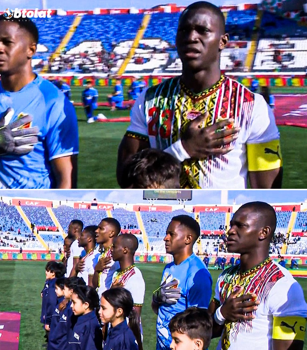 القــــــــــــــــائد أليو ديانج قبل مباراة مالي وزامبيا في كأس أمم إفريقيا 