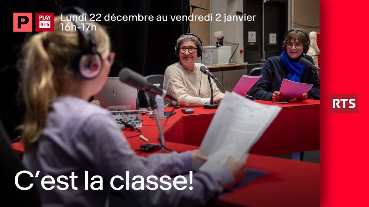 mf_ch's tweet image. Pendant les Fêtes, 200 élèves romands de 7-18 ans livrent leur vision sur plusieurs thématiques, s’interrogent sur leur avenir et nous interpellent par leurs questionnements sur notre société.

🔴 RTS Première, direct: rts.ch/audio-podcast/…

🎧 Play RTS: rts.ch/audio-podcast/…
