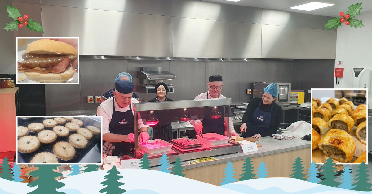 🎅🏿Our Innovation &amp; Marketing team have been busy cooking &amp; serving some festive treats for colleagues across the business!
The Sausage &amp; Bacon Baps, Sausage Rolls &amp; Mince Pies went down a treat 🎅🏿🎄❄
#MerryChristmas #mincepies #sleafordqualityfoods