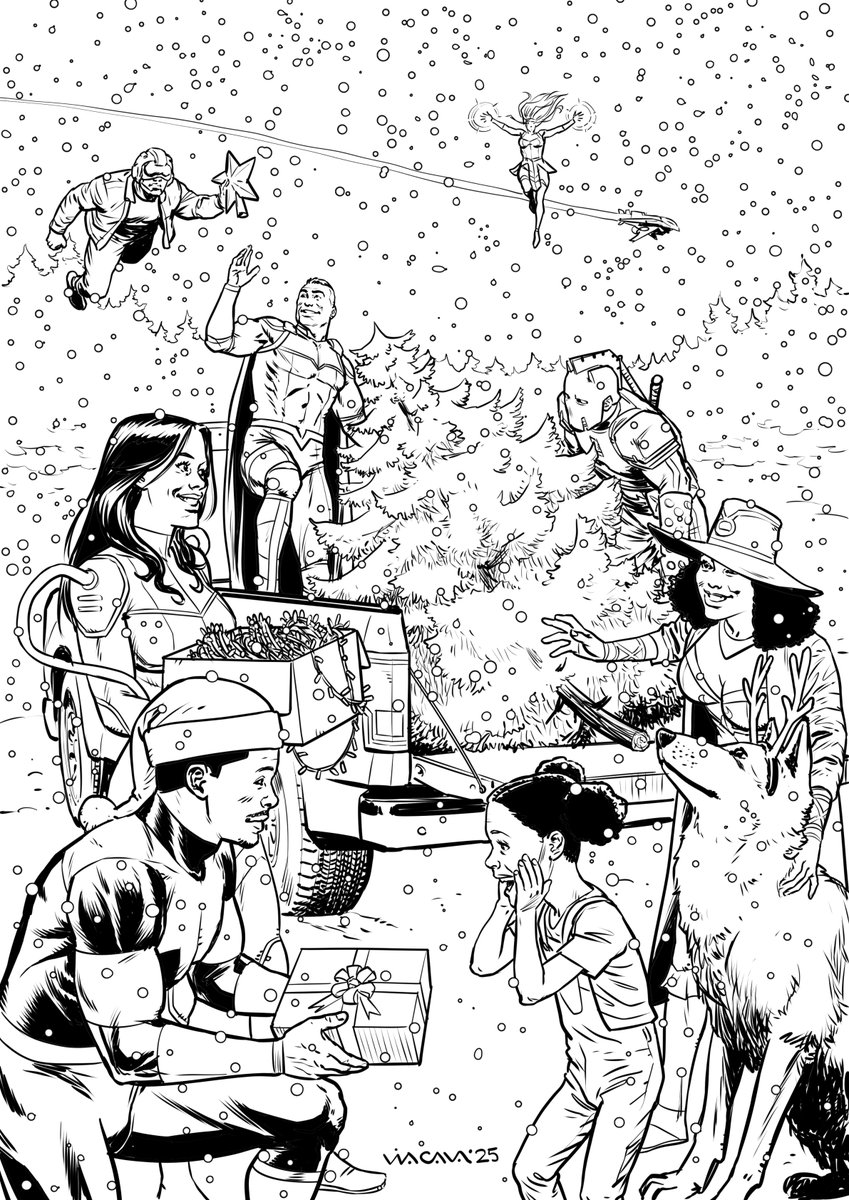 Merry Christmas and Happy New Year!
Here’s to fresh pages, bold ideas, and new adventures in 2026!

#Rippaverse
<a href="/TheRippaverse/">Rippaverse Comics</a> 
<a href="/EricDJuly/">Eric July</a> 
<a href="/Dokumaandrew/">NDAndrew</a> 
<a href="/twisted_twins/">The Soska Sisters</a> 
<a href="/Cap_White/">Caanan_White here to create and inspire!🤟🏾*</a> 
<a href="/cdixon/">Chris Dixon</a> 
<a href="/chakal_igor/">Igor (Chakal)</a> 
<a href="/Rippalorian/">Carrow Brown | Faye Black</a>