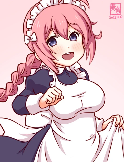 「はりきっていきましょう! 今日はどんな日かなぁ?」 #艦これ版真剣お絵描き60分一本勝負_20251222 #子日