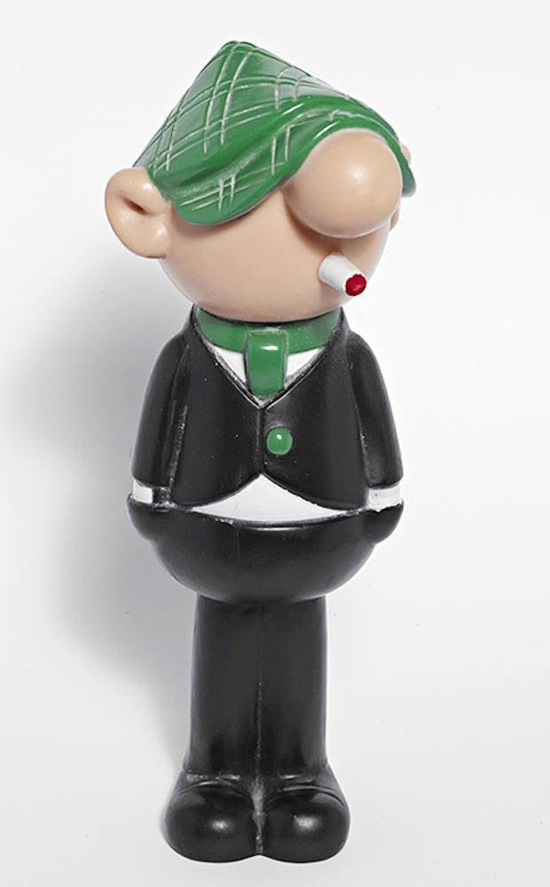 Andy Capp talc dispenser, 1970s.