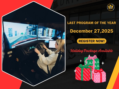 Last Program of the Year! 🚦

Our SafeStart Program is MTO-approved and perfect for new drivers ready to develop strong driving habits. 

📅 Dec 27 - 30

Secure your spot today: vist.ly/4je99