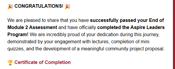 tinahshe21's tweet image. Done did it!

One of the best courses I have taken this year, hands down! Learned way more than just leadership and got to interact with Harvard professors on different important topics. Very proud of me!

#AspireInspiresFirstGen
#AspireLeadersProgram