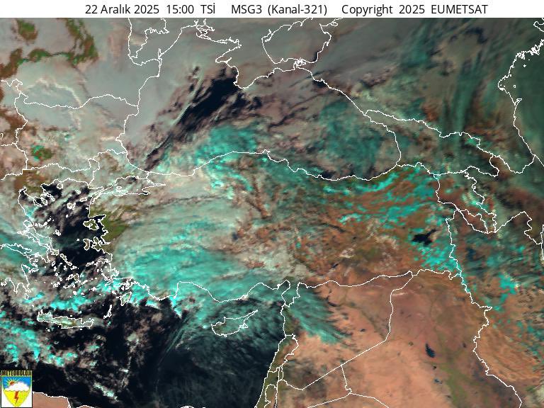 2025年12月22日(月) 12:00 UTC / 15:00 TSİ / 21:00 JST 衛星画像