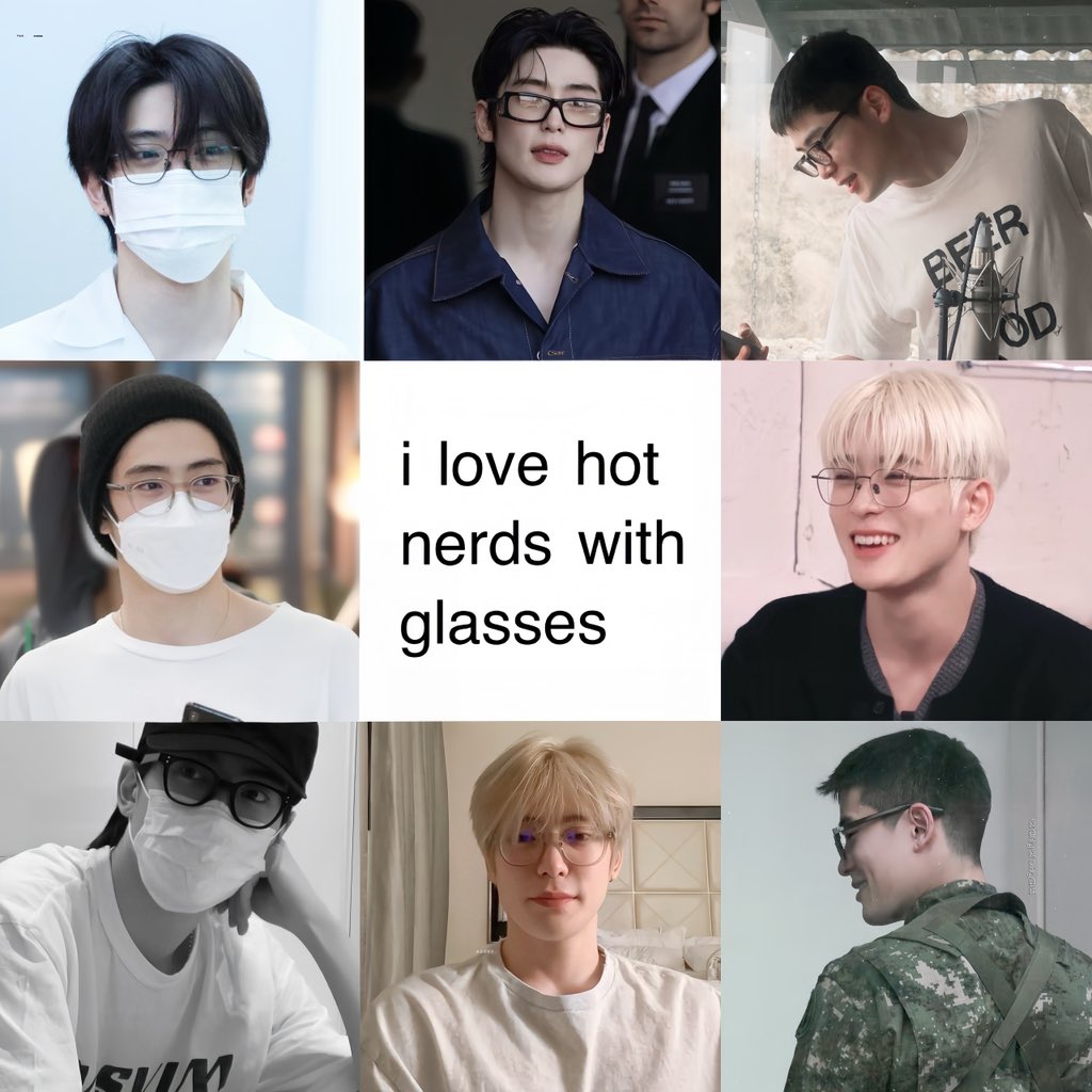 หนุ่มตี๋ หน้าหล่อ ใส่แว่น(ฮอตเนิร์ด)ในอุดมคติ : 

○ หนุ่มแว่น
○ ตัวท้อป 
○ ขอให้เจริญ
◉ @อันเดอร์บาร์จองแจฮยอน ⸝⸝o̴̶̷̥᷅  ̫ o̴̶̷̥᷅⸝⸝🫶🏻🫶🏻