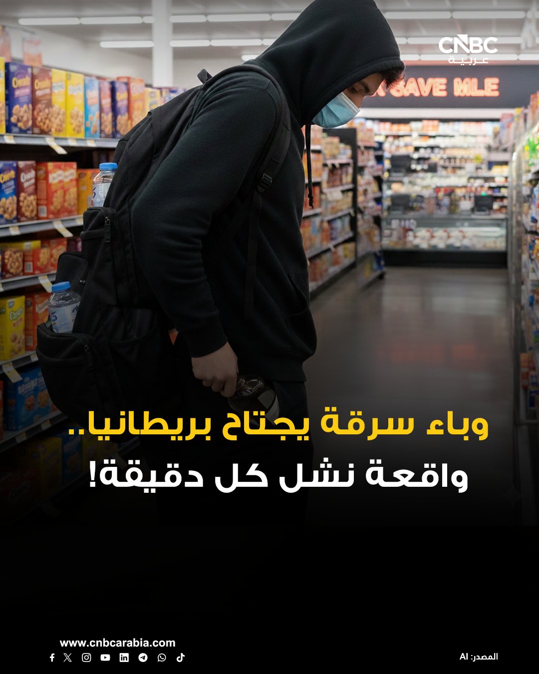 "عملية سرقة كل دقيقة واحدة، والمذنب يفلت دون عقاب"، هكذا هو الوضع في بريطانيا وويلز بحسب أحدث الإحصائيات. قضايا سرقة المتاجر التي لم يُتوصل إلى حلها ارتفعت 65% مقارنة بعامي 2019 و2020 إلى 295.6 ألف خلال هذا العام، بحسب التلغراف. عدد قضايا السرقة التي تغلق يومياً دون التوصل إلى الجاني يسجل 800 قضية. البلاغات المسجلة ترتفع 13% إلى 529.9 ألف في العام المنتهي في يونيو حزيران 