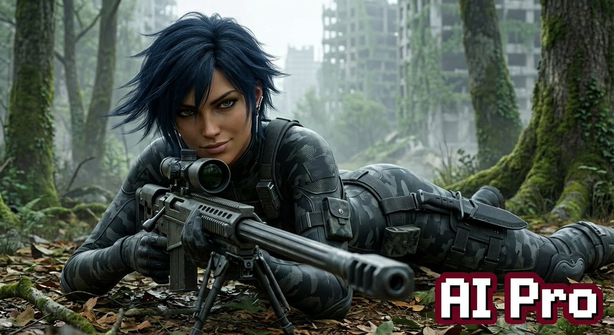 AIProComissions's tweet image. She has her target in her sights....
#AIart #AIイラスト︎︎ #Gemini3