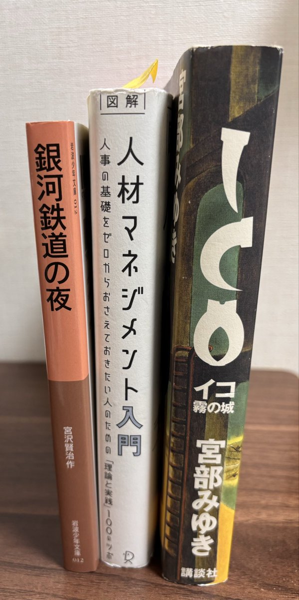蔵書 A to Z 今日はG〜I！ G…Galaxy Express(銀河鉄道の夜) H…Human