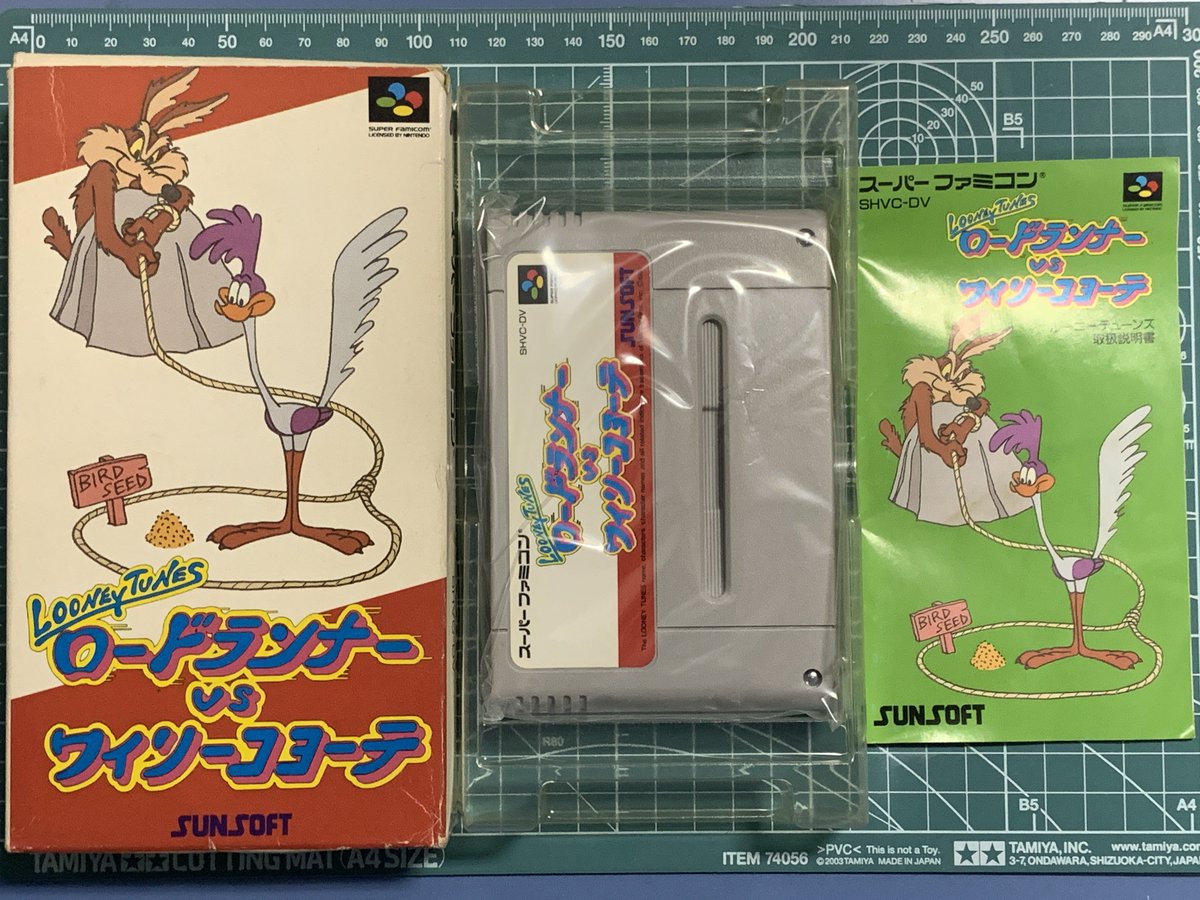 1992年12月22日発売 SFC『Looney Tunes ロードランナーvsワイリー