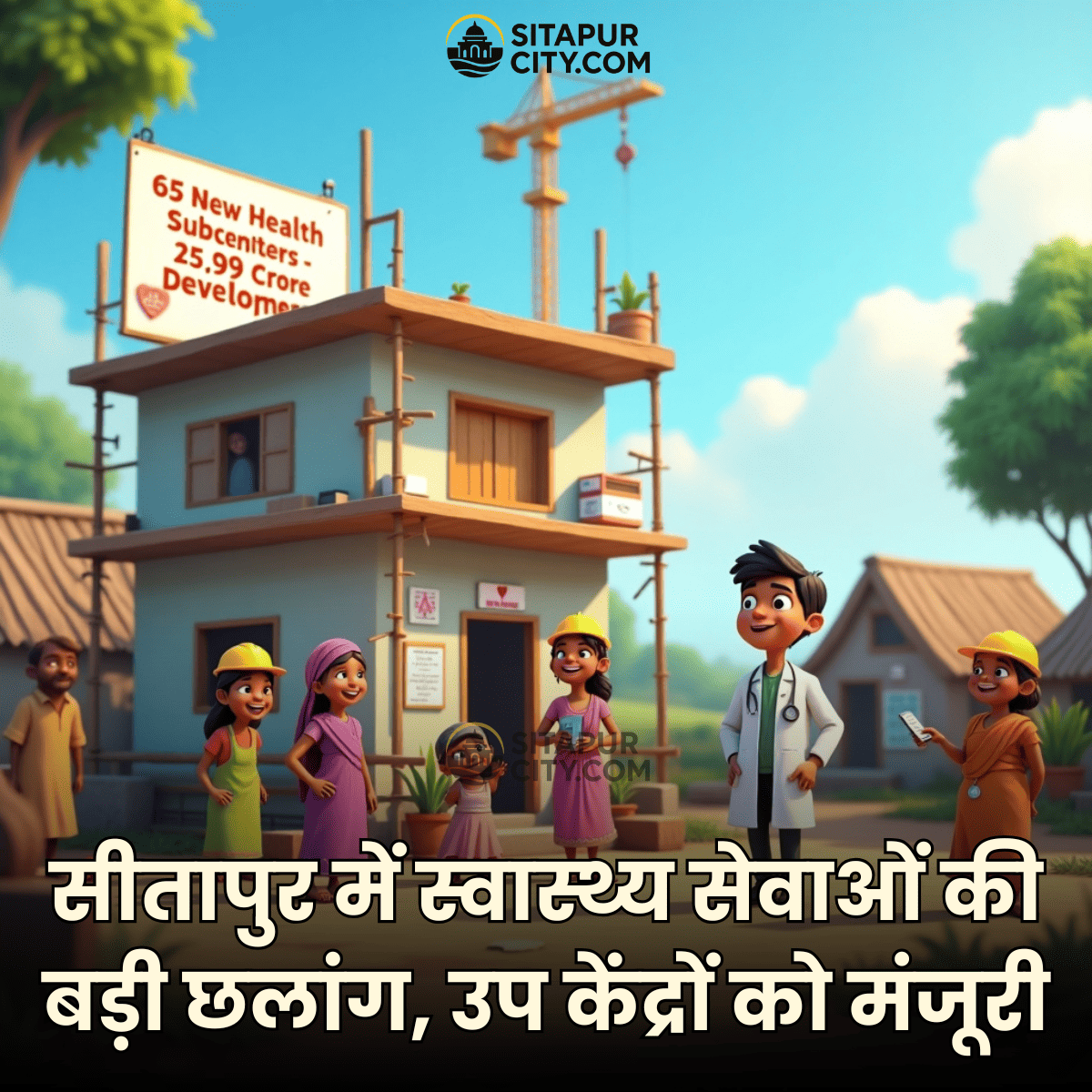 Sitapur Ki News: सीतापुर में स्वास्थ्य सेवाओं की बड़ी छलांग, 65 नए उप केंद्रों को मंजूरी 🚨
सीतापुर के गांव अब इलाज के और करीब… 65 नए हेल्थ सब-सेंटर स्वीकृत – अब छोटा इलाज गांव में ही

🔗 पूरी खबर यहाँ पढ़ें:
👉 sitapurcity.com/health-subcent…

#Sitapur #SitapurNews #Health #UPNews