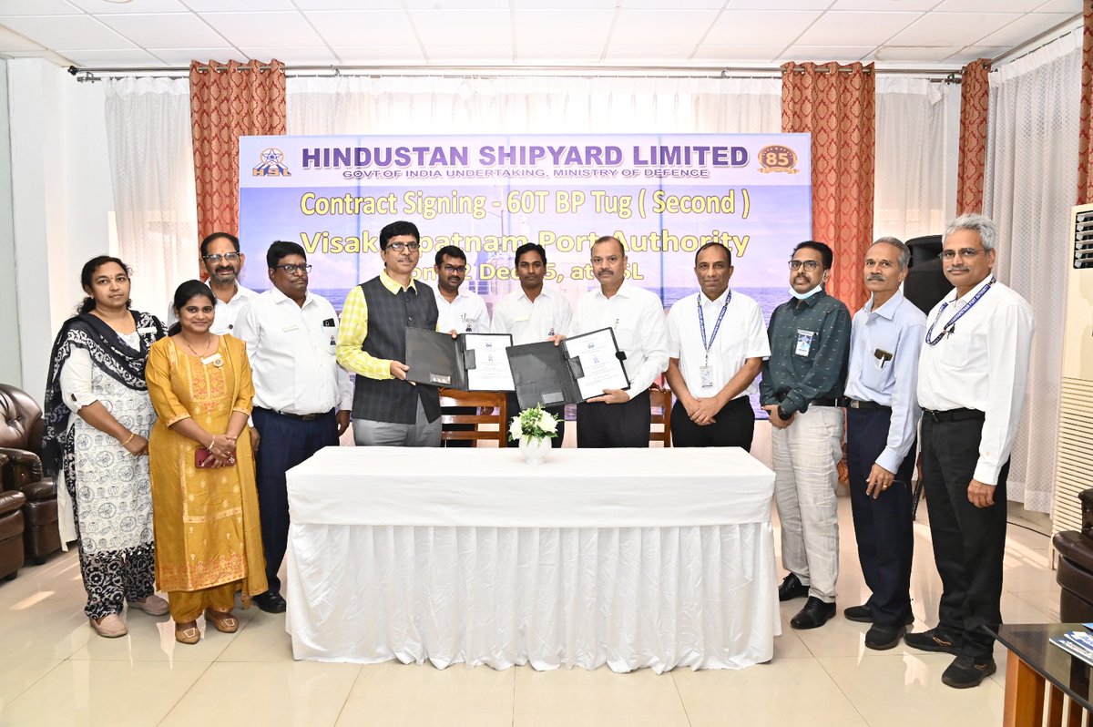 Chairman, Hindustan Shipyard Limited tweet media