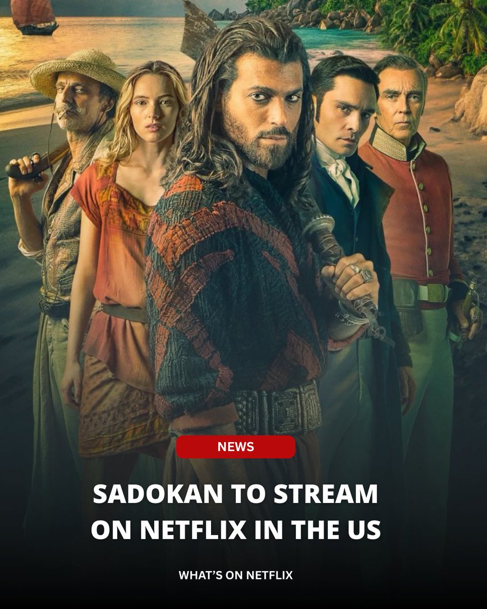 whatonnetflix's tweet image. The epic adventure series #Sandokan starring Can Yaman and Ed Westwick is heading to Netflix US!

All episodes drop January 19th.

🔗 whats-on-netflix.com/news/epic-adve…
