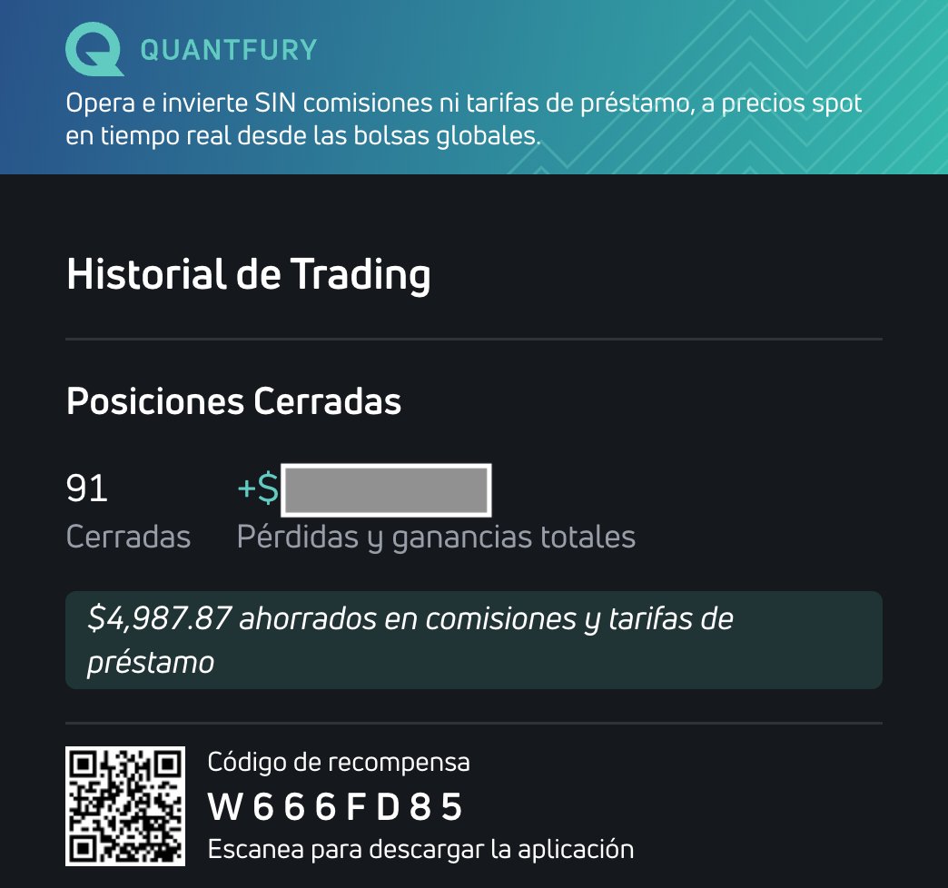 FaroCripto7's tweet image. Gran ahorro en comisiones con #Quantfury @QuantfuryES