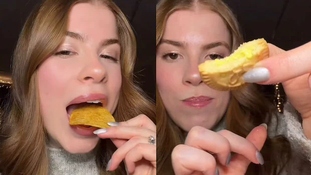 NDTVFood's tweet image. American Vlogger Tries Iconic Indian Snacks For The First Time, Watch Her Reaction
food.ndtv.com/news/viral-vid…
#vlogger #reaction #snacks