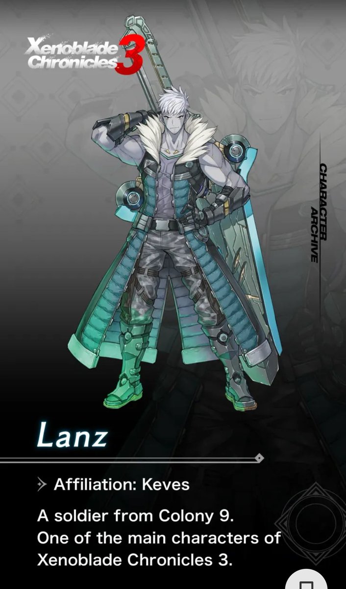 Lanz references/concept art - Xenoblade Chronicles 3 From the