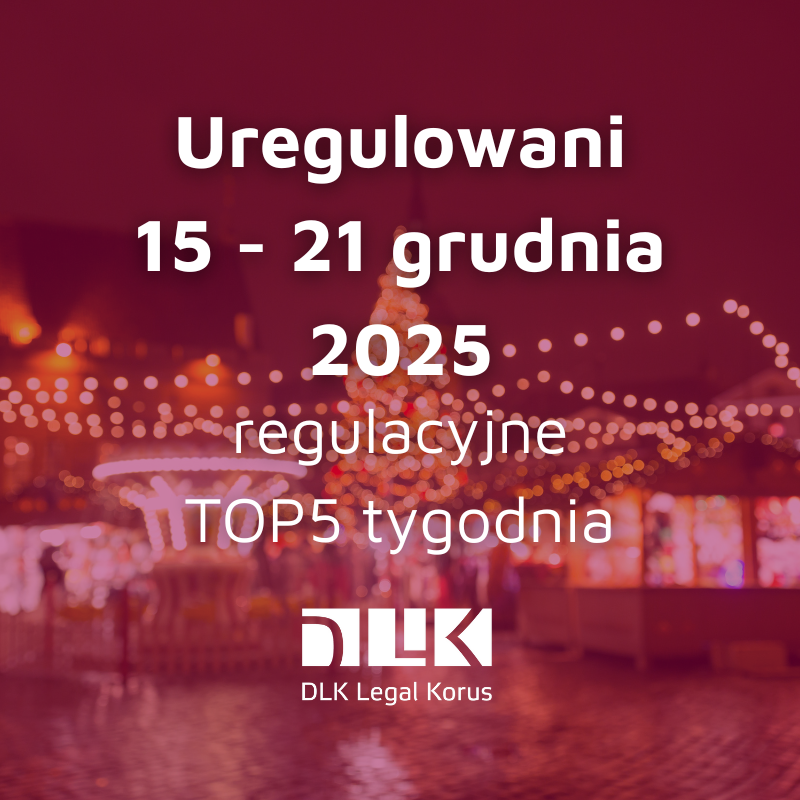 #Uregulowani - regulacyjne TOP5 tygodnia jest już dostępne!                

LinkedIn: bit.ly/4seF2io

#MiCA #KNF #NSA #WSA #UODO #RODO #DSA #AI #UOKiK #banking #fintech #payments #kryptoaktywa #CryptoAssets #crypto #BankingSector