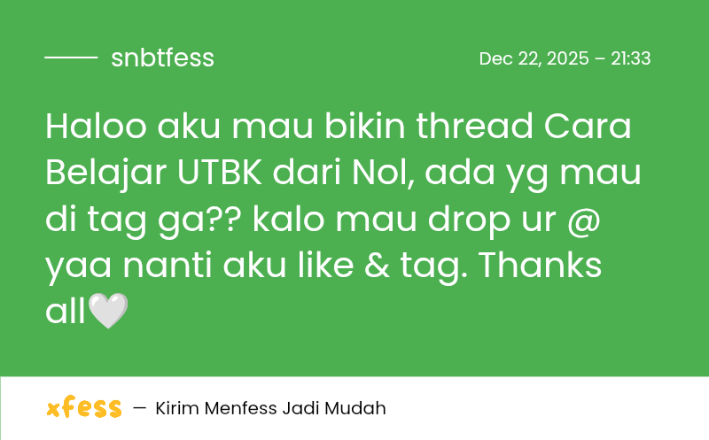 SNBTFESS || SNBP - UTBK tweet media