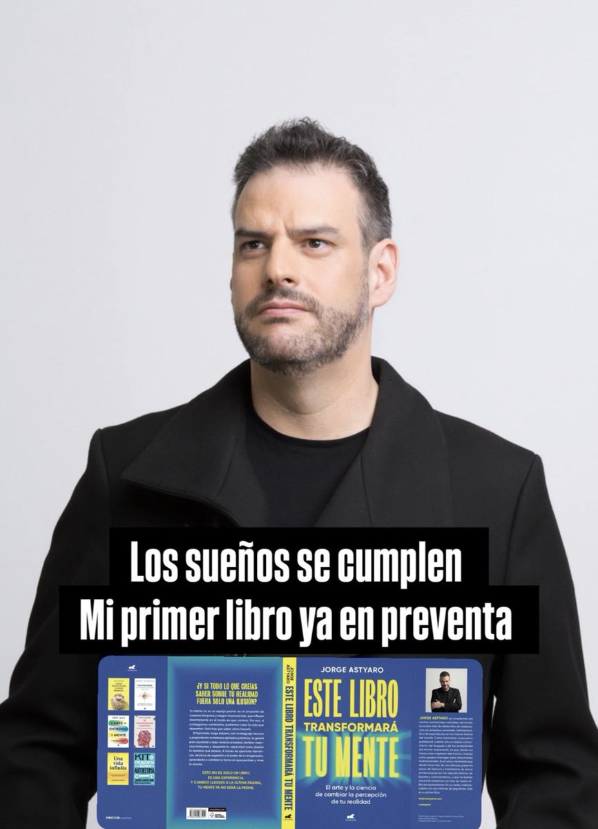Los sueños se cumplen!! Mi primer libro ya en preventa , reservarlo ya antes de que se acaben 👉🏻 penguinlibros.com/es/libros-auto… #mente #libros