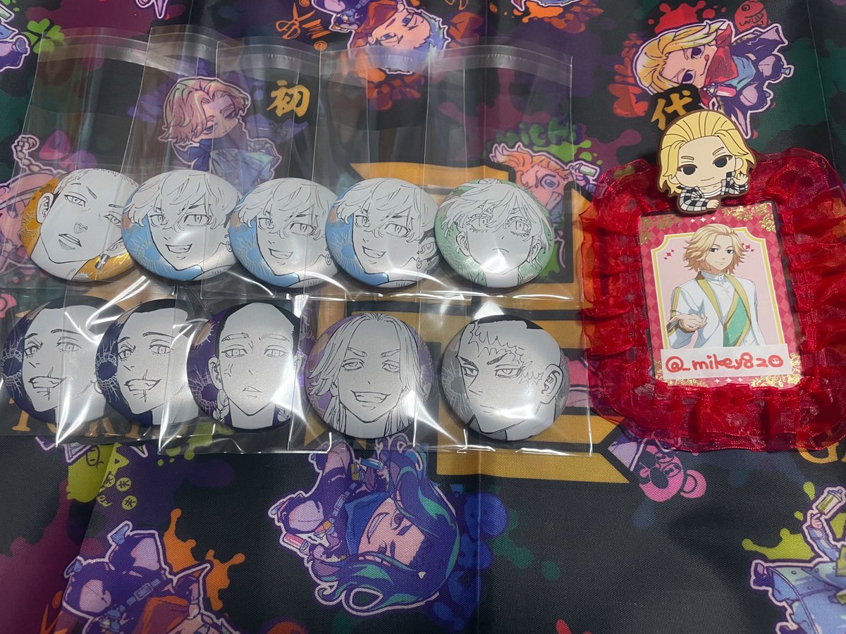 東京リベンジャーズ　マイキーマート　佐野万次郎　マットメタリック缶バッジ 東京リベンジャーズ マイキーマート マットメタリック缶バッジ 佐野