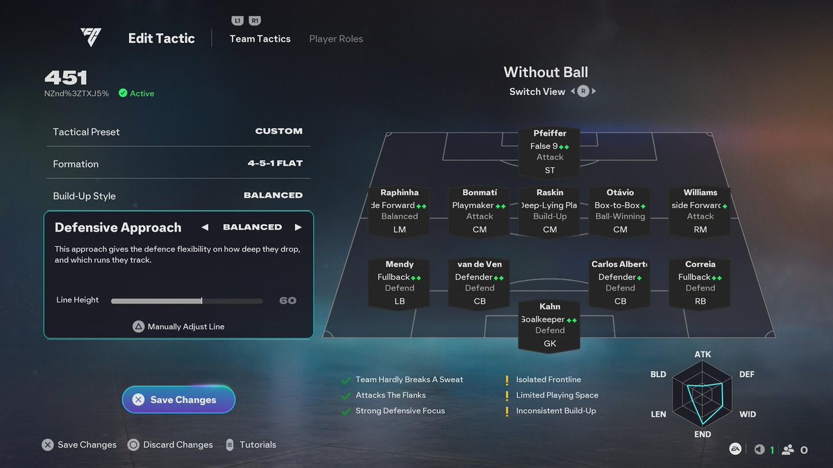 ThamerEra's tweet image. هذا التكتيك الي حققت فيه بطولة الشرق الاوسط

وبما ان قلتش الدبل منتشر بكثره الافضل الحارس يكون بهذا الرول ماراح تمنع قلتش الدبل 100% لكن يحده بنسبه كبيره 

🛑🛑
كل شخص وله اسلوب لعب وارد جداً مايناسبك