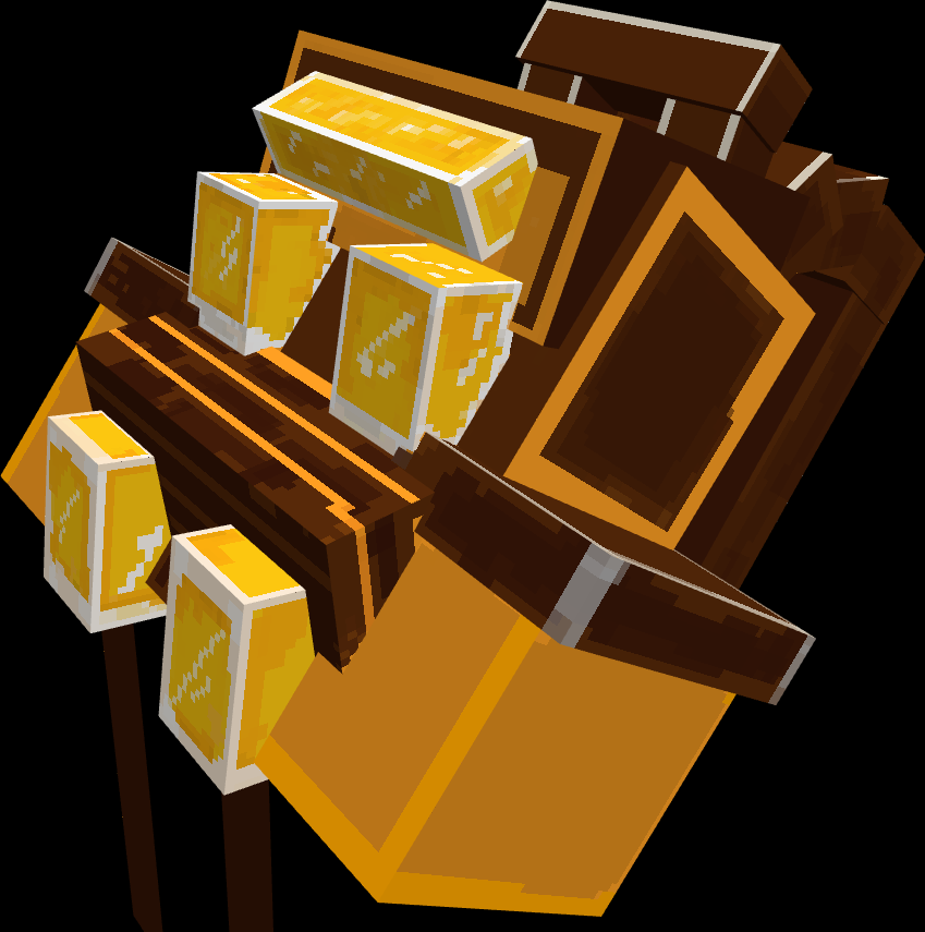 Moxpixel's tweet photo. Backpack Honey!!! 🐝🍯

  Models and textures made in
@blockbench

#Hytale #HytaleFanart #Blockbench #Pixelart #gamedev #indiedev #gameart https://t.co/UPhttBBG9R