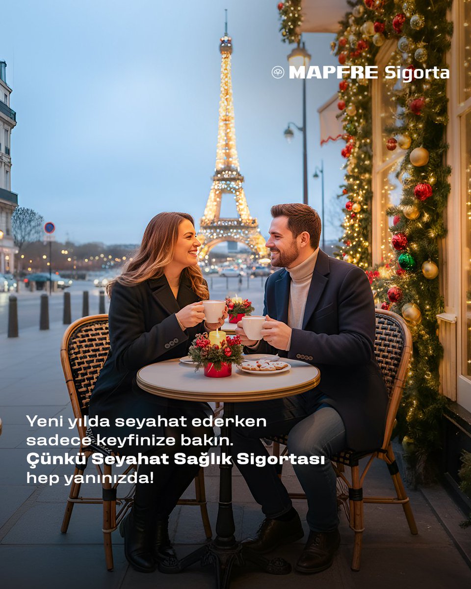 Yeni yıl yaklaşırken hepimizin aklında olan o seyahat düşüncesi…

Sizin düşündüğünüz tek şey keyfinize bakmak olsun çünkü Seyahat Sağlık Sigorta’nız hep yanınızda!

#MAPFRESigorta #SeyahatSağlıkSigortası