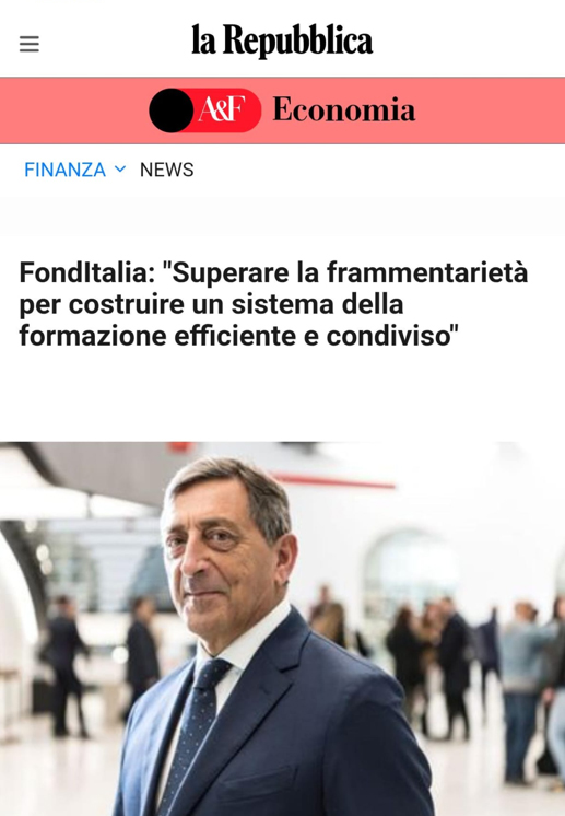 FondItalia fra i partner di Net Forum 2026. Egidio Sangue (Direttore del Fondo): «Superare la frammentarietà per costruire un sistema della formazione efficiente e condiviso»: shorturl.at/mYJLt