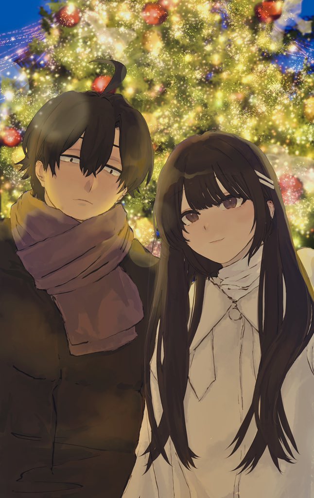 クリスマスイルミ八雪