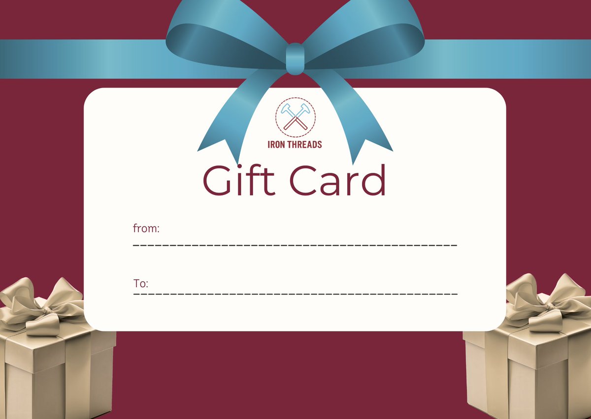 Last-minute gift idea, just in case 🎁

Iron Threads gift cards are now available — perfect if you’re stuck for time but still want to give something meaningful to a Hammers fan.

Instant delivery by email, ready to use whenever they like.

iron-threads.co.uk/products/iron-…

#WHUFC
⚒️🎄