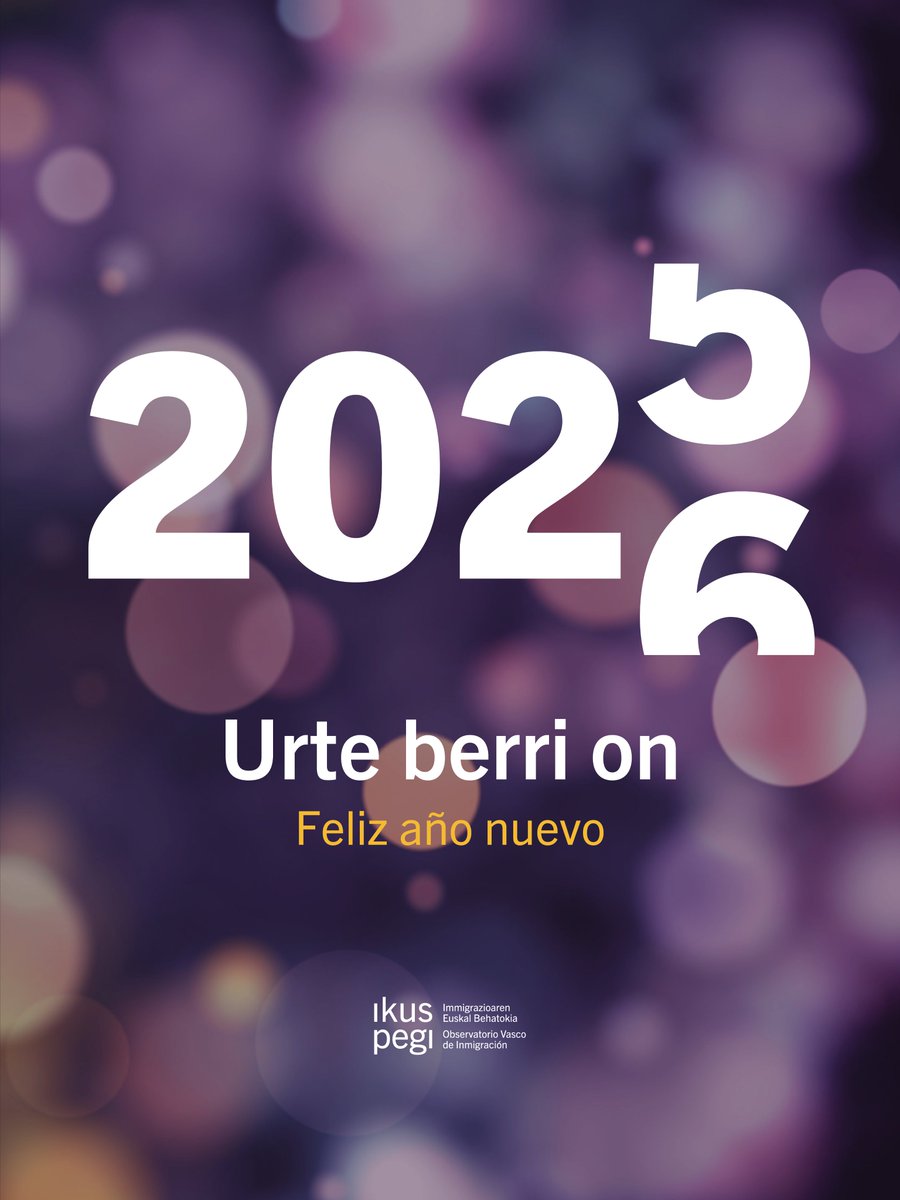 🥳 Ikuspegik 2026 urte zoriontsua opa dizu!