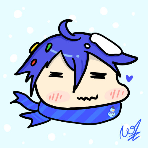 Merry Christmas 🌲🌟 a lil chirstmas gift in the shape of kaito