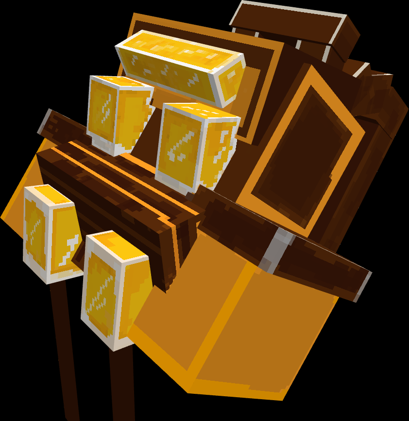 Moxpixel's tweet photo. Backpack Honey!!! 🐝🍯

  Models and textures made in
@blockbench

#Hytale #HytaleFanart #Blockbench #Pixelart #gamedev #indiedev #gameart https://t.co/UPhttBBG9R