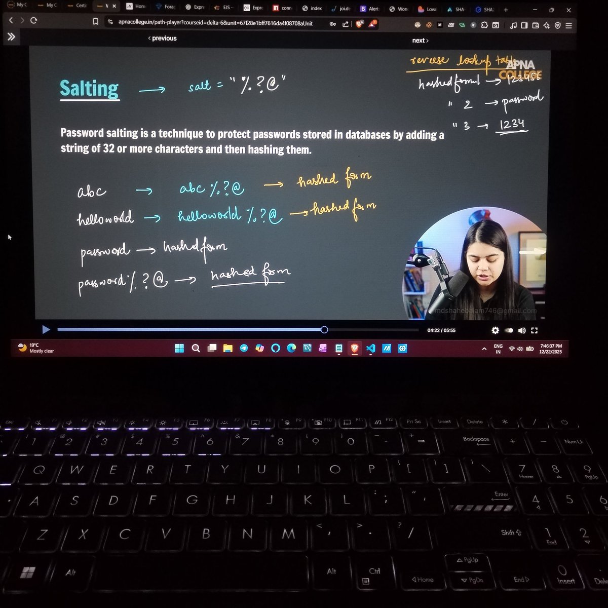 _devMSA's tweet image. If your password can be read,
it can be leaked.
Hash + salt it before it goes viral.
#Infosec #DevJokes #buildinpublic #apnacollege